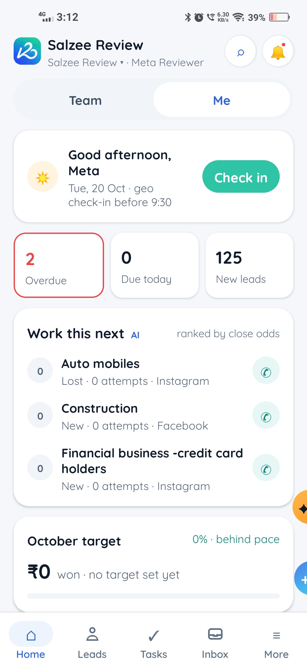 Salzee app screen