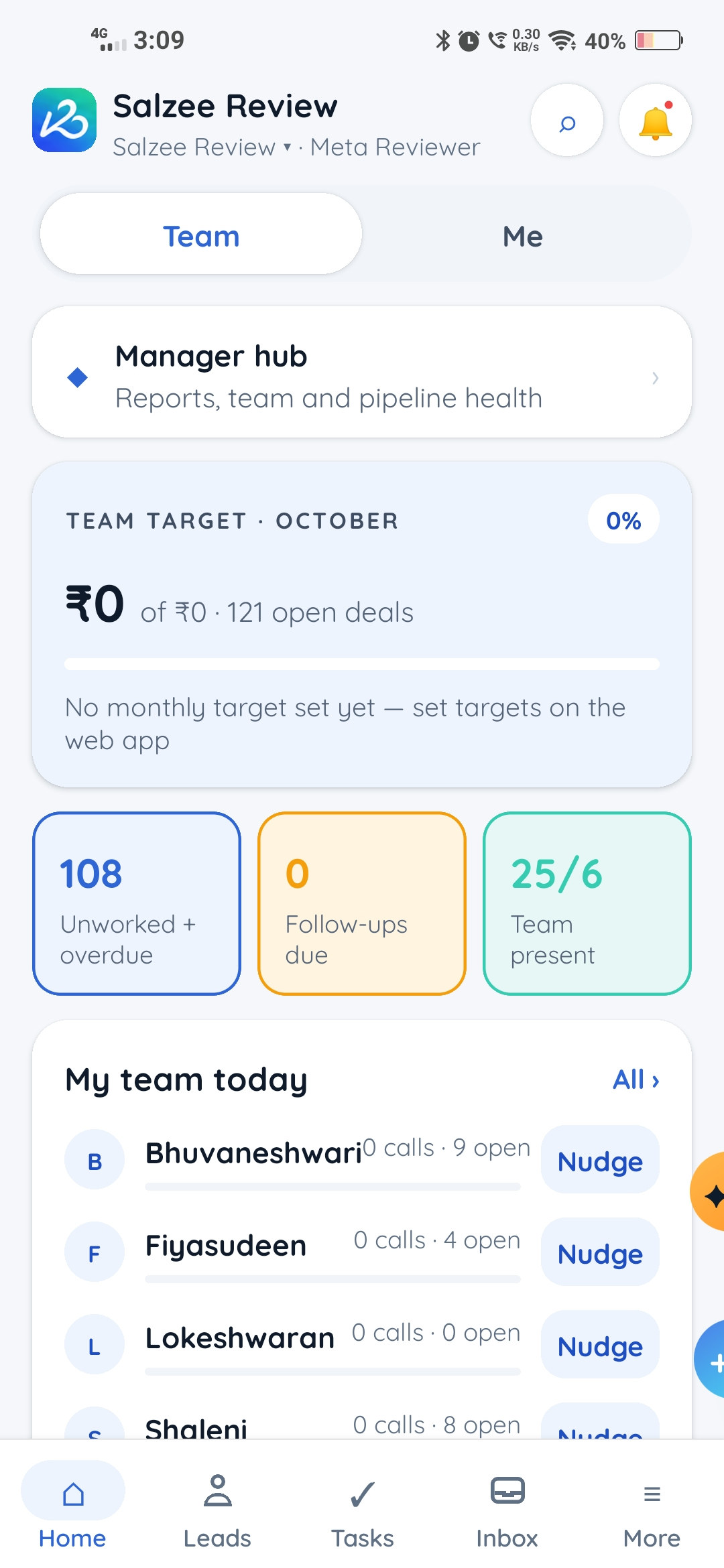 Salzee app screen